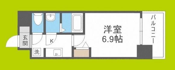 プレミアムコート阿波座WEST 間取り