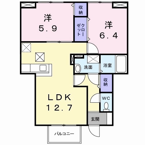 メゾン・みのうら 間取り