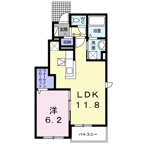 クリザンテム　オー　Ⅱ 間取り