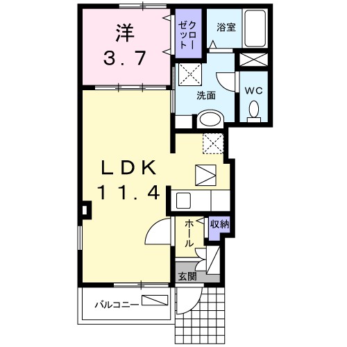 シティコートＺＵＳＨＩ　Ⅱ 間取り