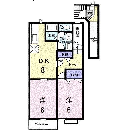 コスモパレス 間取り