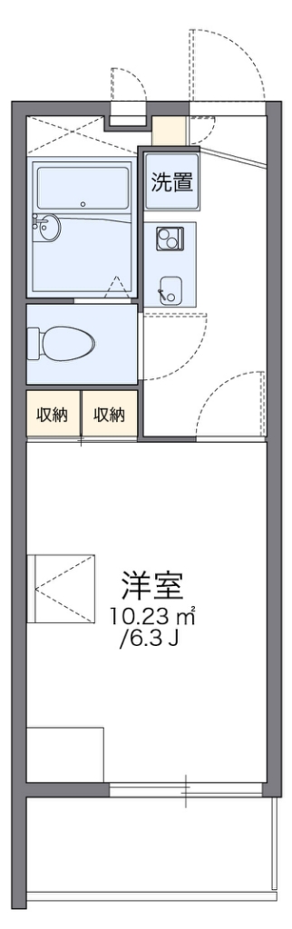 レオパレス江口橋 間取り