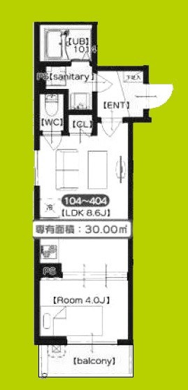 MAXIV　CITY大阪吹田 間取り