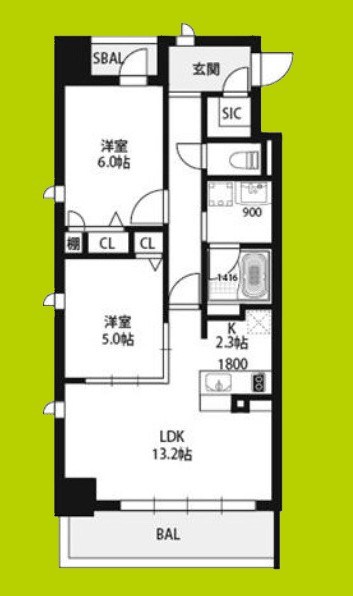 エーレックス西宮 間取り