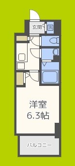 エスリード難波セントラル 間取り