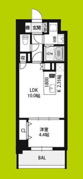 エーレックス西宮 間取り