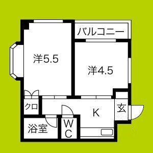 フレンドハイツ 間取り