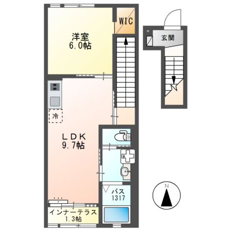アイリス（Ｉｒｉｓ） 間取り