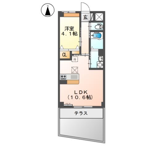 ビエンフェⅡ 間取り