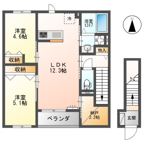 ブルースカイ 間取り