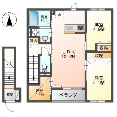 ブルースカイ 間取り
