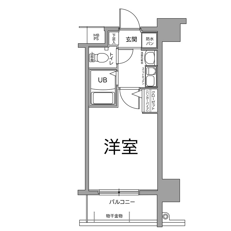 エスリード上本町北 間取り