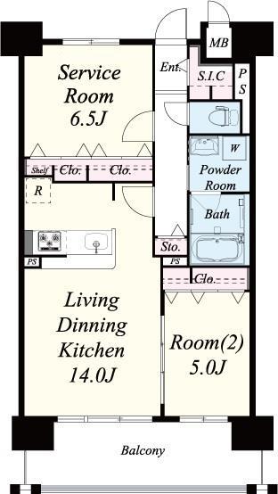 ショウエイ靱 間取り