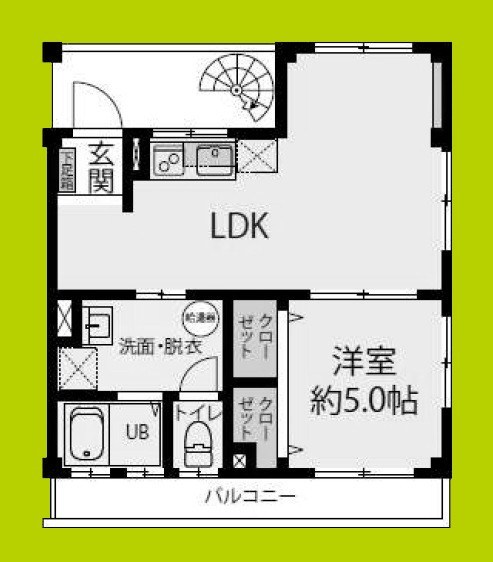 グラッドマンション天神ノ森 間取り