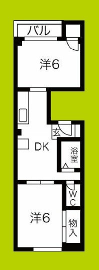 オークミマツマンション 間取り