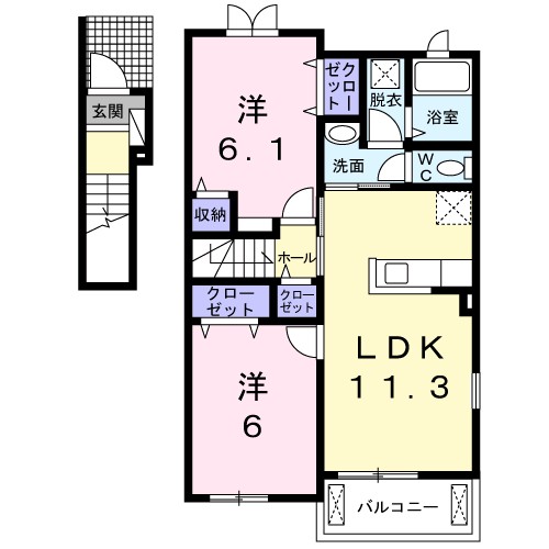 アリエッタⅡ 間取り