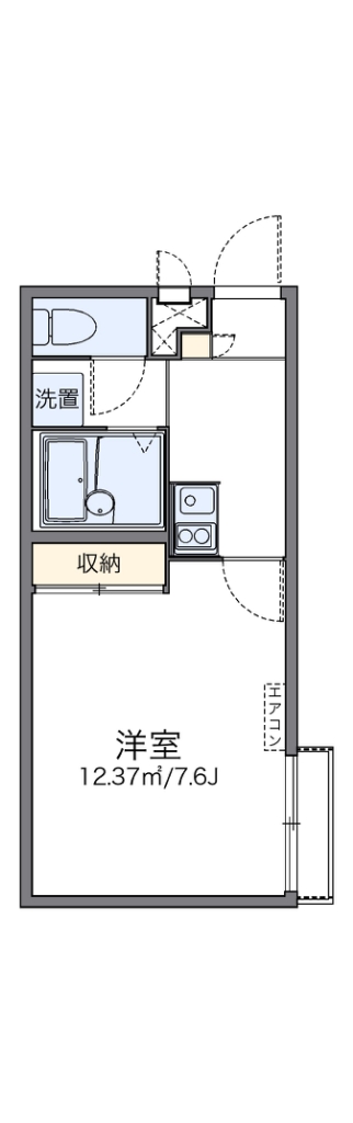 レオパレスグランシャトー 間取り