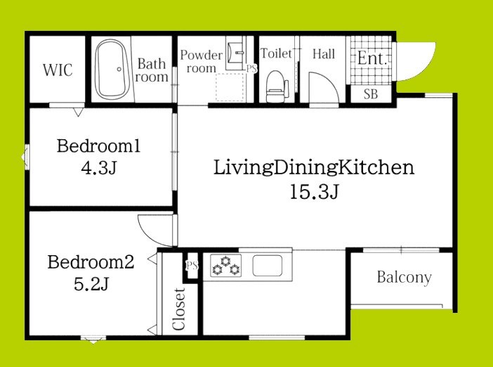 リブレメゾン東三国Ⅰ 間取り