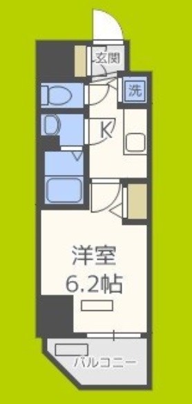 プレサンス北堀江 間取り