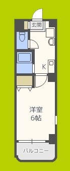 ルミエール南堀江 間取り