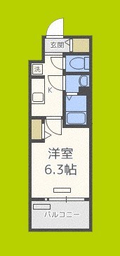 プレサンス上町台筆ヶ崎　ＳＯＵＴＨ 間取り