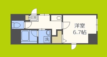 レジデンス・スエヒロ　上本町 間取り