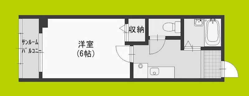 コーポサンライフ 間取り