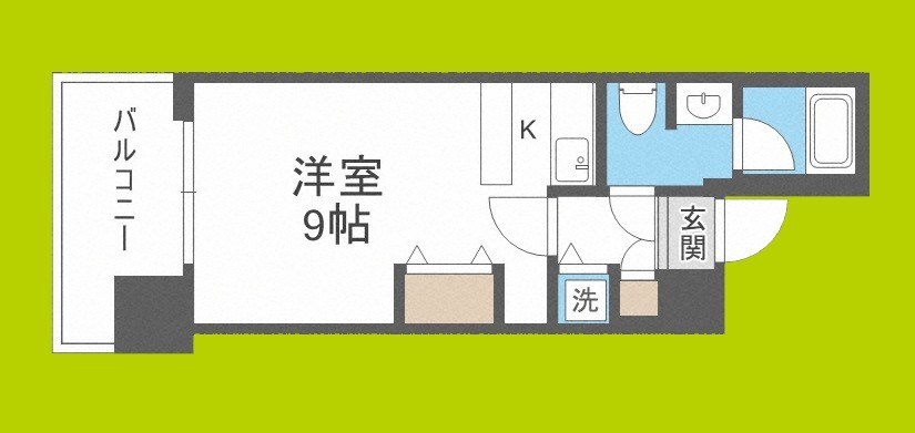 SK FUKUSHIMA GARDEN SUITE 間取り