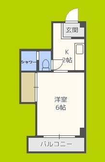 シティーハイツ福島 間取り