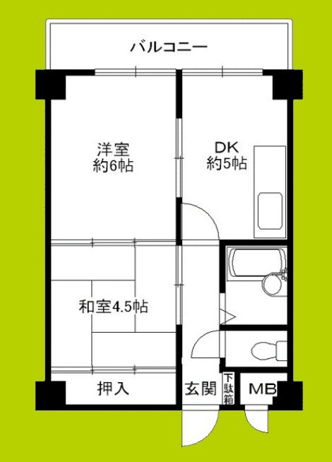 ハイツサンシャイン 間取り