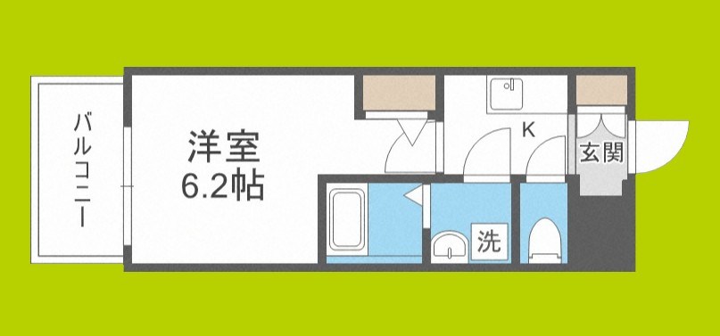 エスリードレジデンス大阪福島シティウエスト 間取り