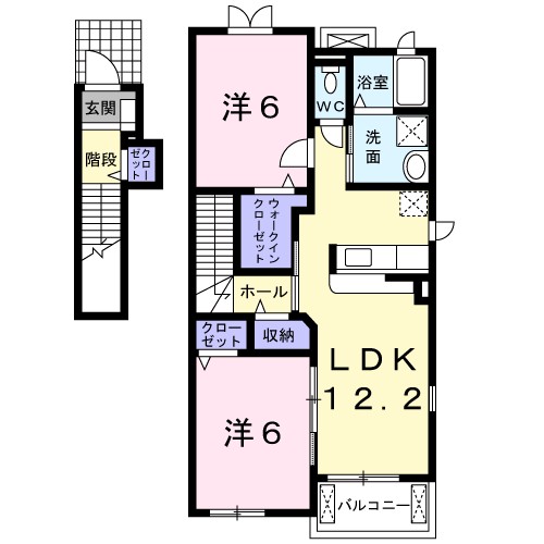 コスモス　Ａ 間取り