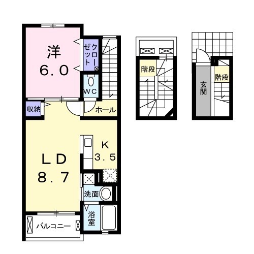 メゾン　つくも 間取り