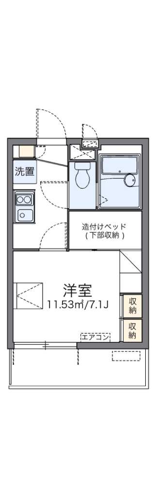レオパレス本田ハイツ 間取り