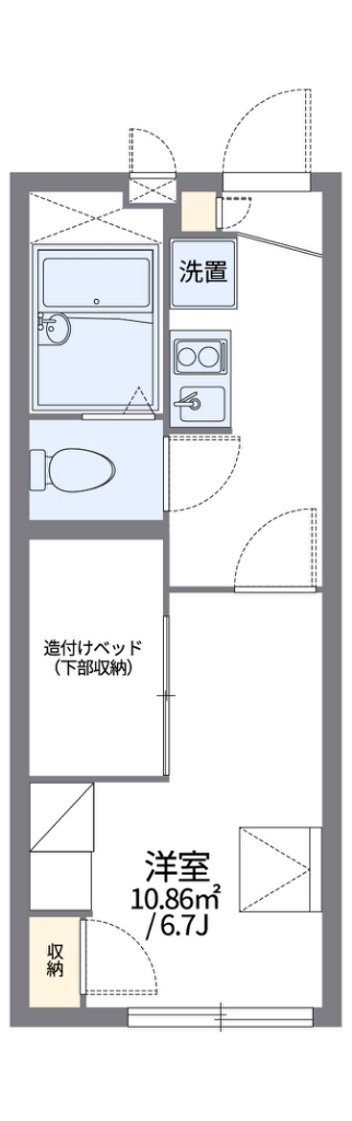 レオパレスリリー 間取り
