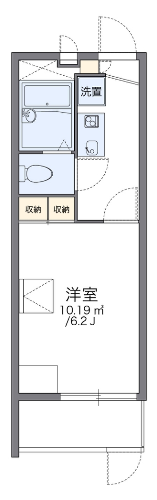 レオパレスＭＩＮＡＭＩＮＯⅡ 間取り