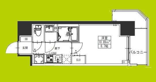 S-RESIDENCE堺湊駅前azure 間取り