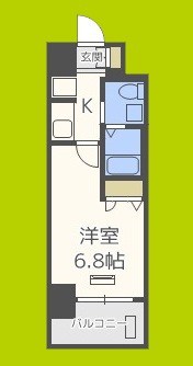エステムコート梅田・天神橋Ⅲアヴァンテ 間取り