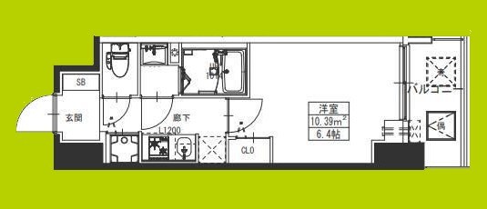 S-RESIDENCE堺湊駅前azure 間取り