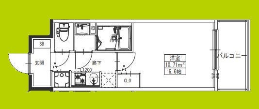 S-RESIDENCE堺湊駅前azure 間取り