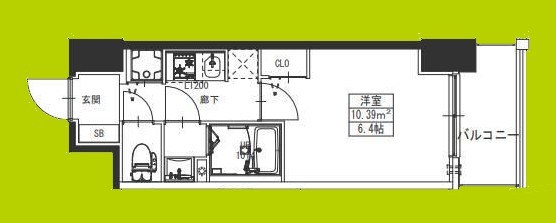 S-RESIDENCE堺湊駅前azure 間取り