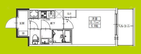 S-RESIDENCE堺湊駅前azure 間取り