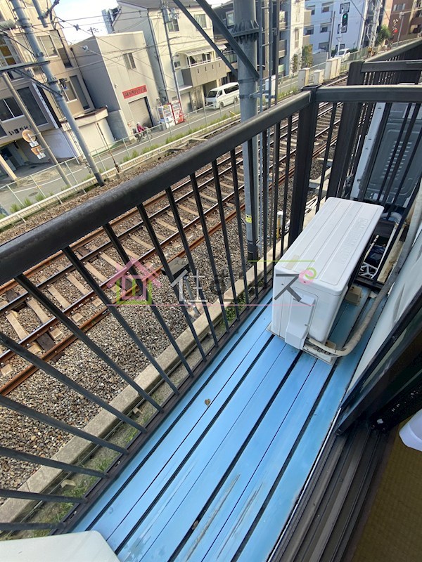上新庄ハイツ ベランダ