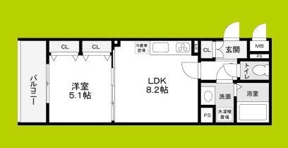 フォレストクリエオーレ大庭町 間取り