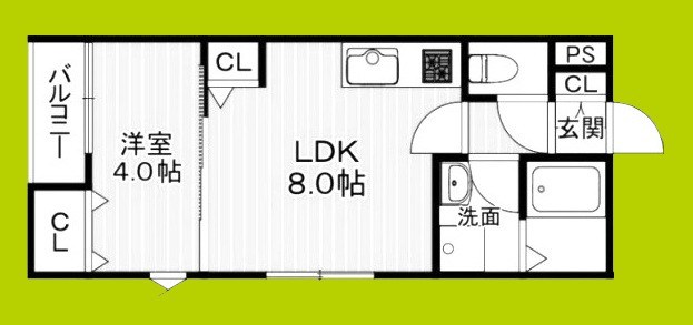 (仮称)La-Crea浜A棟 間取り