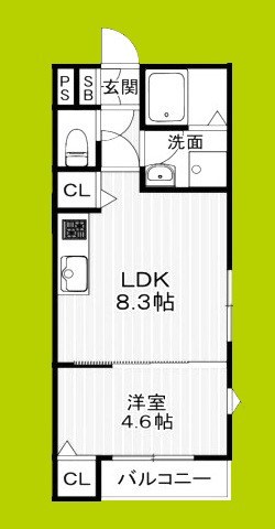 (仮称)La-Crea浜C棟 間取り