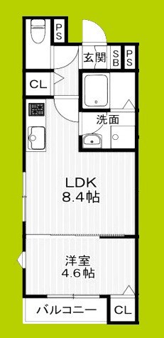 (仮称)La-Crea浜C棟 間取り