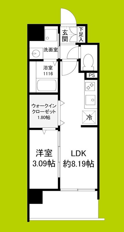 WORVE吹田江坂 間取り
