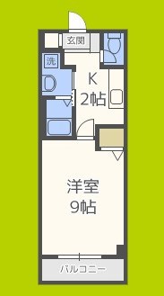 ラポール帝塚山 間取り