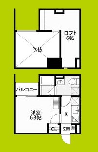 CRASTINE帝塚山東 間取り
